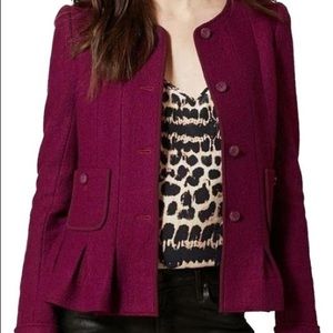 🔔Anthropologie Elevenses Wool Peplum Coat